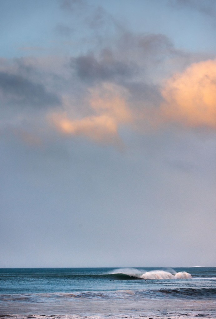 Photograph of an early morning surf swell along the Great Ocean Road, Victoria, Australia. 