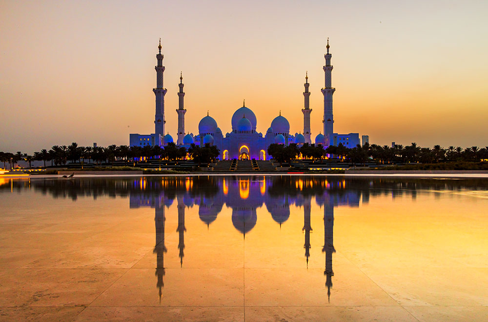 The Grand Mosque at Sunset